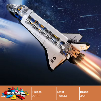Jaki JK8513 Space Shuttle with Launch Pad Building Toy Set | 2200 Jaki JK8513 Space Shuttle with Launch Pad Building Toy Set | 2200