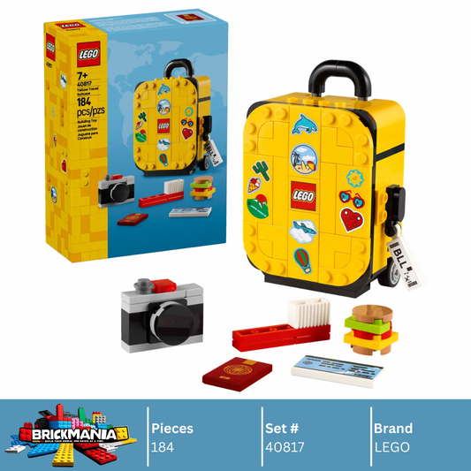 LEGO 40817 Creator Yellow Travel Suitcase | 184 PCS