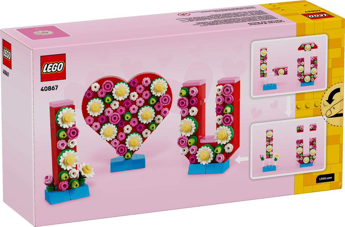 LEGO 40867 Botanicals Love Letters | 345 PCS