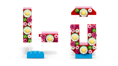 LEGO 40867 Botanicals Love Letters | 345 PCS