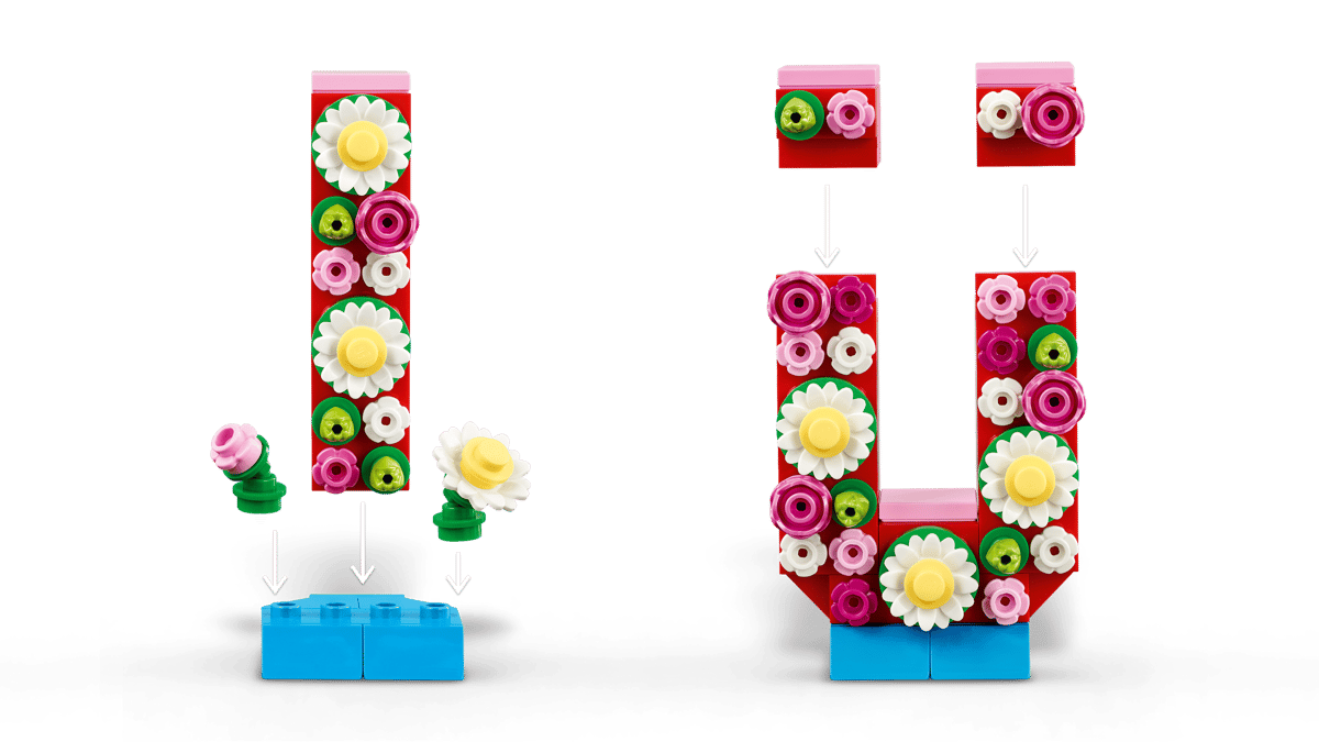 LEGO 40867 Botanicals Love Letters | 345 PCS