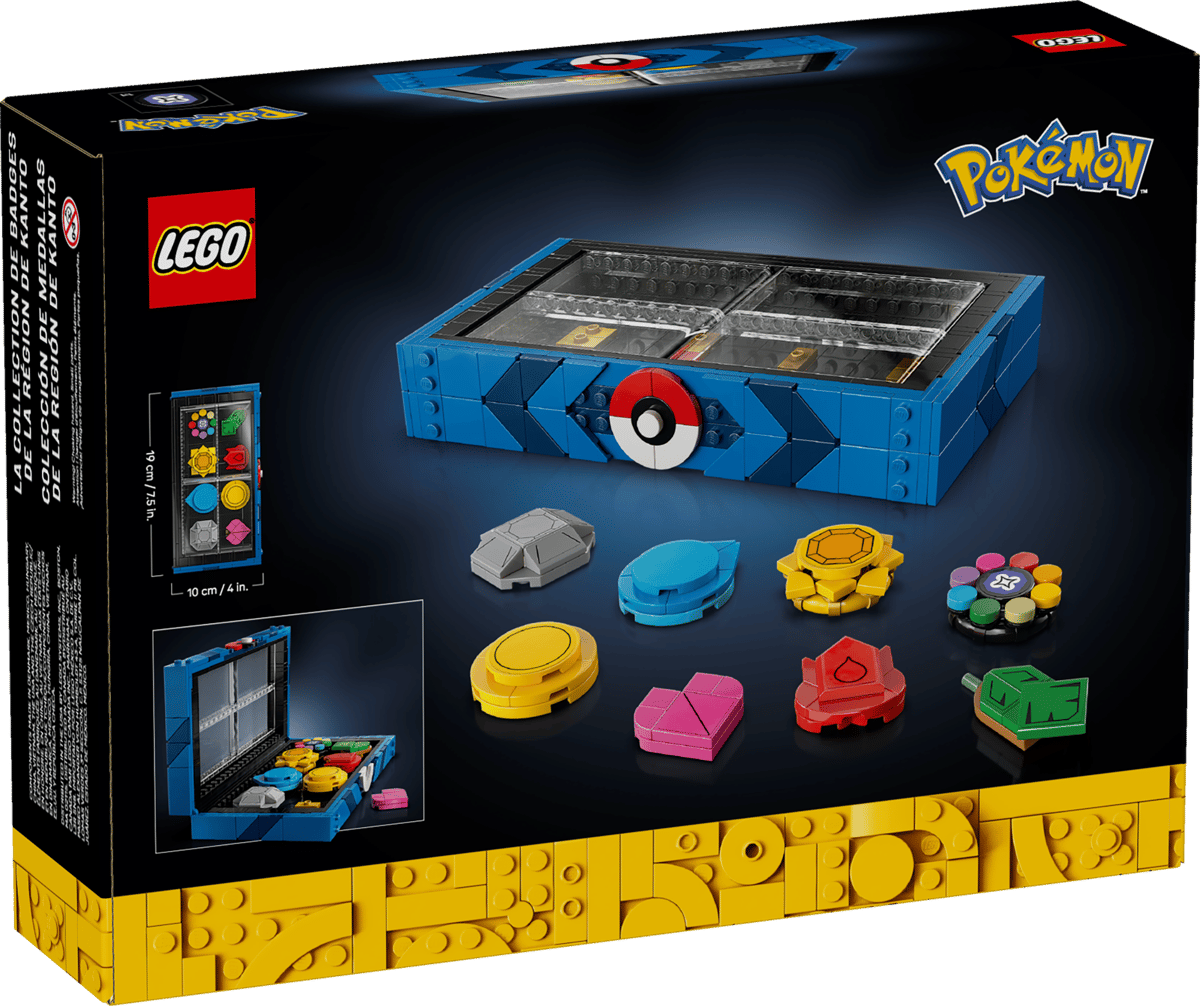 LEGO 40892 Pokémon Kanto Region Badge Collection | 312 PCS