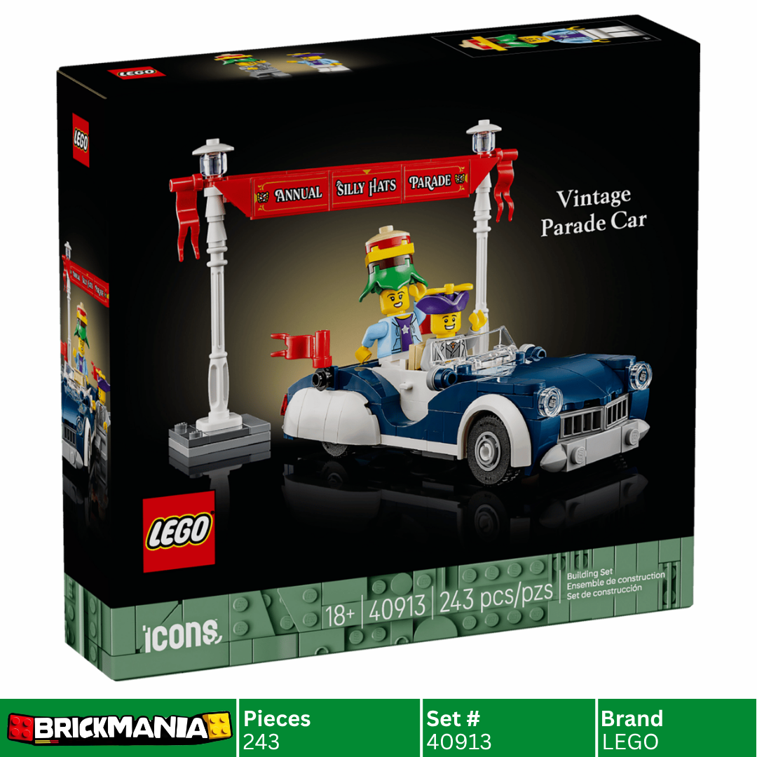 LEGO 40913 Icons Vintage Parade Car | 243 PCS
