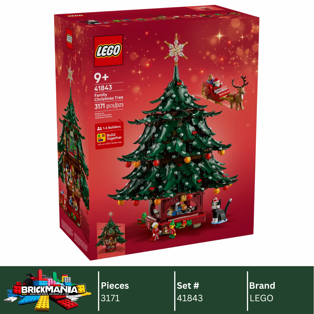 LEGO 41843 Family Christmas Tree Decoration | 3171 PCS