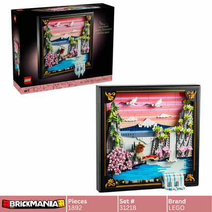 LEGO 31218 Art Japanese Cherry Blossom Landscape | 1892 PCS
