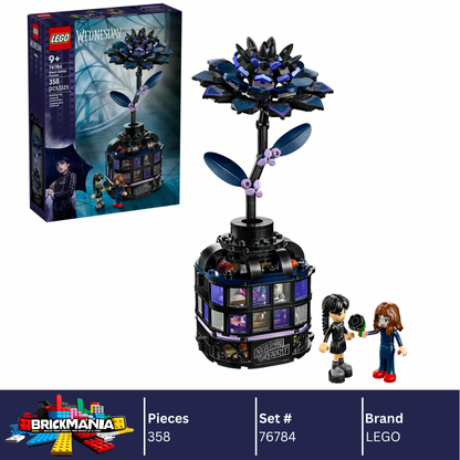 LEGO 76784 Wednesday Black Dahlia Flower | 358 PCS