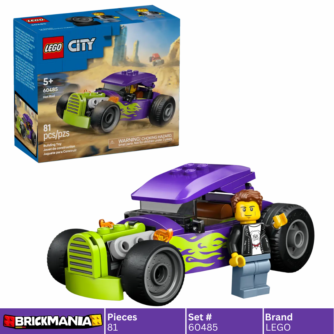 LEGO 60485 City Hot Rod | 81 PCS