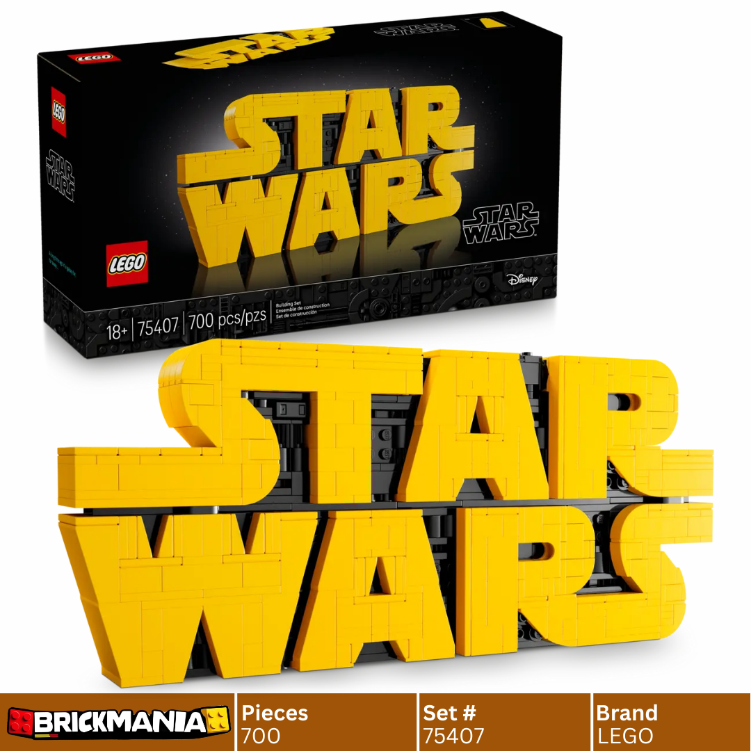 LEGO 75407 Star Wars Brick-Built Star Wars™ Logo | 700 PCS