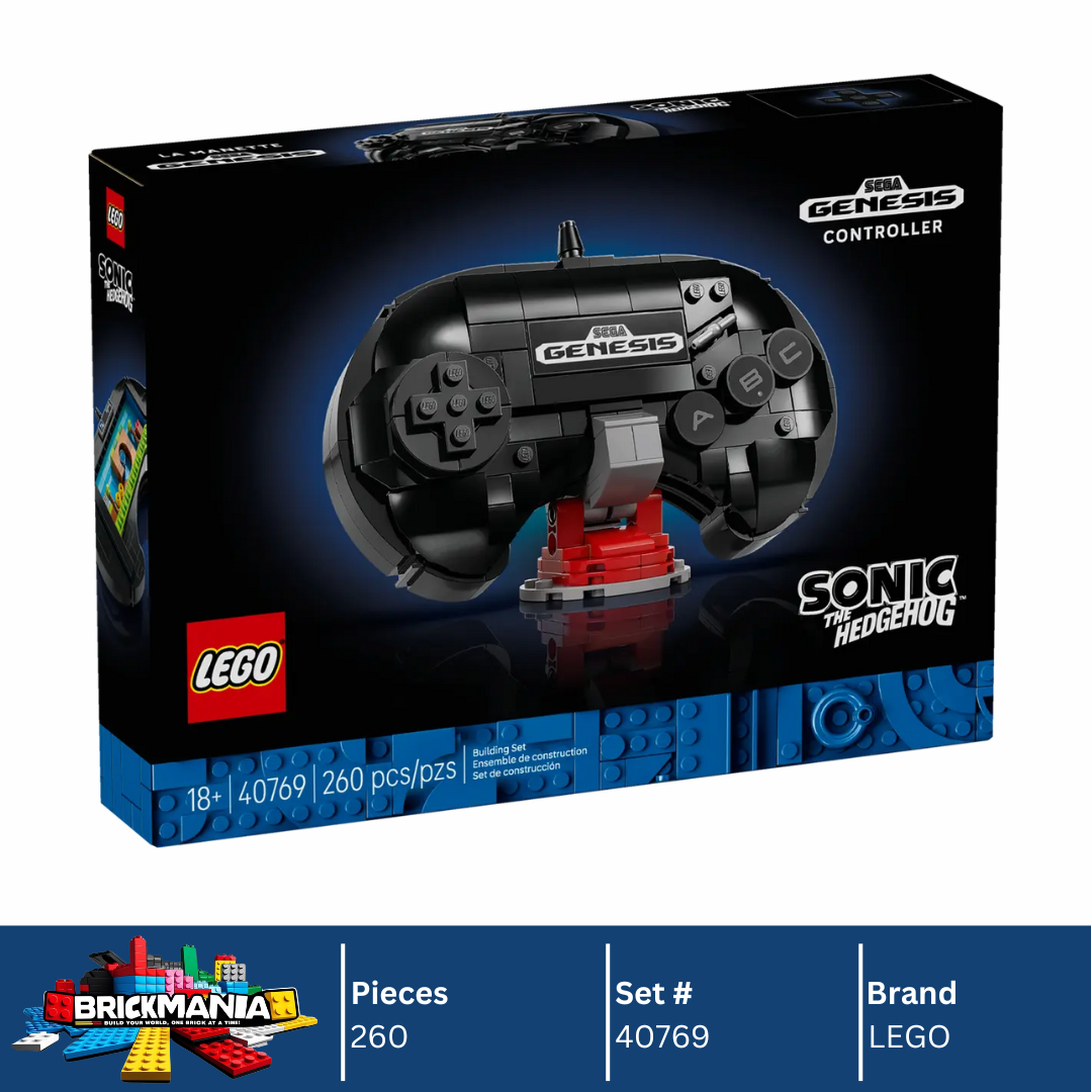 LEGO 40769 SONIC SEGA® Genesis™ Controller | 260 PCS