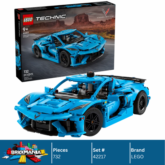 LEGO 42217 Technic Chevrolet Corvette Stingray Blue | 732 PCS