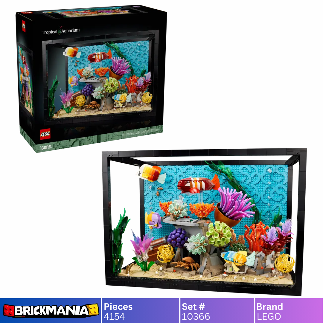 LEGO 10366 Icons Tropical Aquarium | 4154 PCS