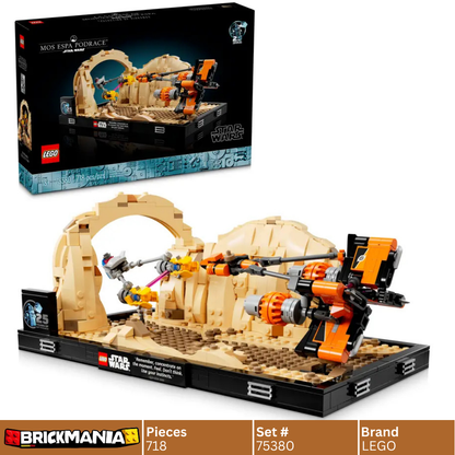 LEGO 75380 Star Wars Mos Espa Podrace™ Diorama | 718 PCS (Retired Product)