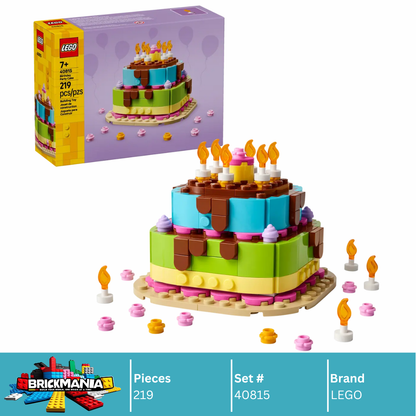 LEGO 40815 Creator Birthday Party Cake | 219 PCS