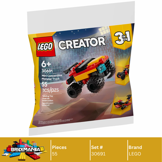 LEGO 30691  Mini Convertible Monster Truck | 55 PCS