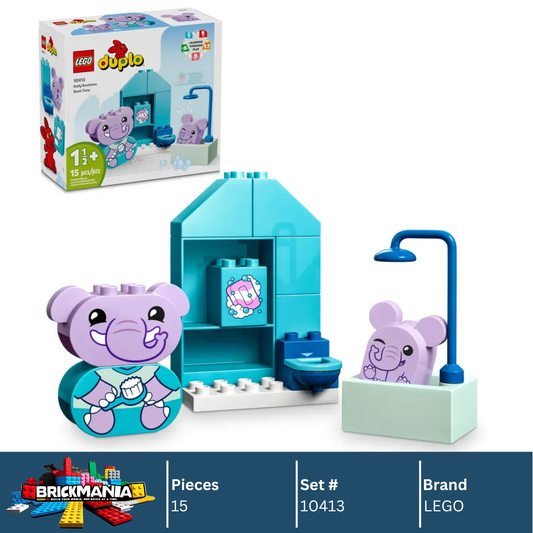 LEGO 10413 Duplo Daily Routines: Bath Time | 15 PCS