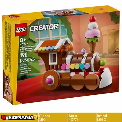 LEGO 40777 Creator Celebration Series: Gingerbread Train Ornament | 190 PCS