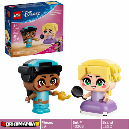 LEGO 43303 Disney Mini Jasmine & Rapunzel | 59 PCS