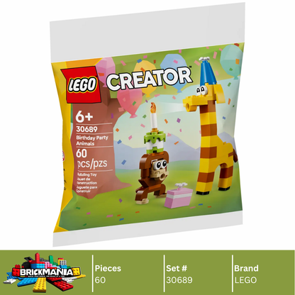 LEGO 30689  Birthday Party Animals | 60 PCS