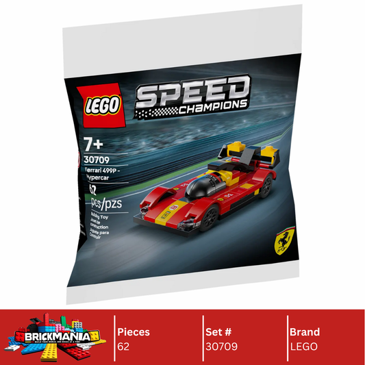 LEGO 30709 Car Ferrari 499P - Hypercar | 62 PCS