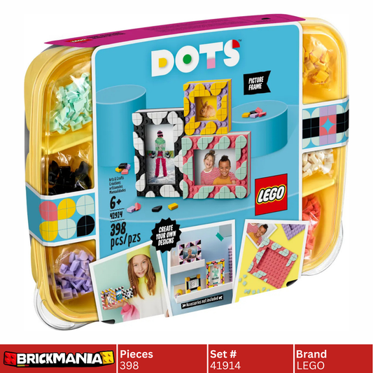 LEGO 41914 Dots Creative Picture Frames | 398 PCS (Retired Product)