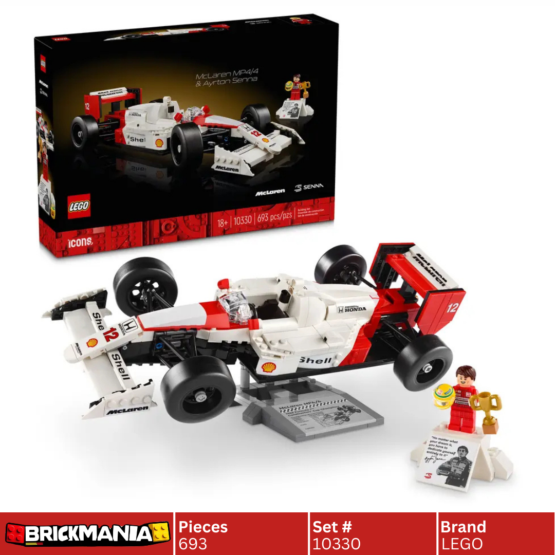 LEGO 10330 Icons McLaren MP4/4 & Ayrton Senna | 693 PCS
