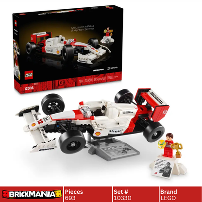 LEGO 10330 Icons McLaren MP4/4 & Ayrton Senna | 693 PCS