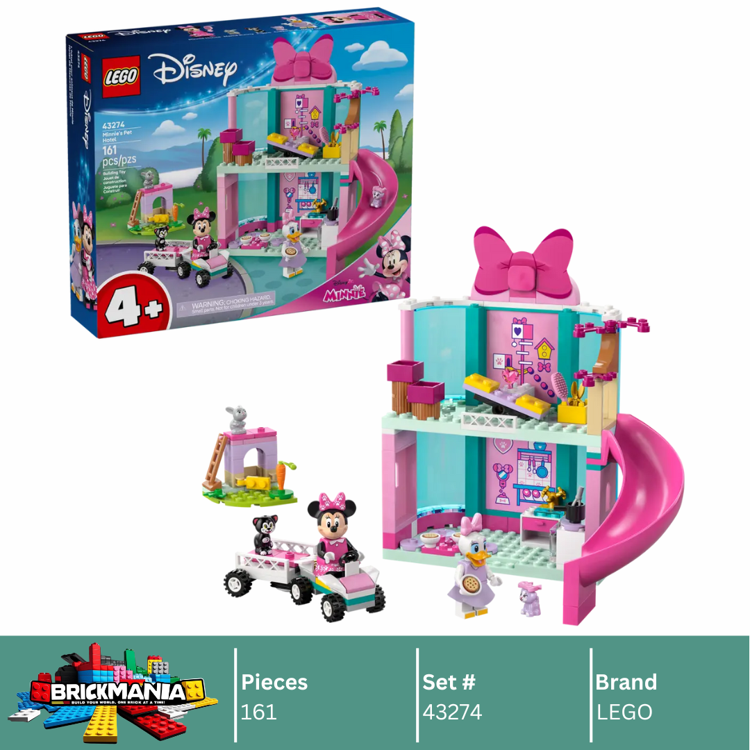 LEGO 43274 Mickey & friends Minnie's Pet Hotel | 161 PCS