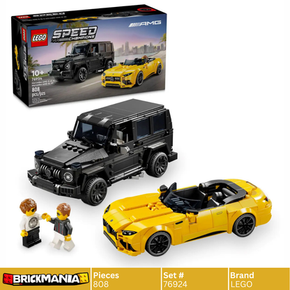 LEGO 76924 Speed Champions Mercedes-AMG G 63 & Mercedes-AMG SL 63 | 808 PCS