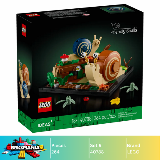 LEGO 40788 Ideas Friendly Snails | 264 PCS