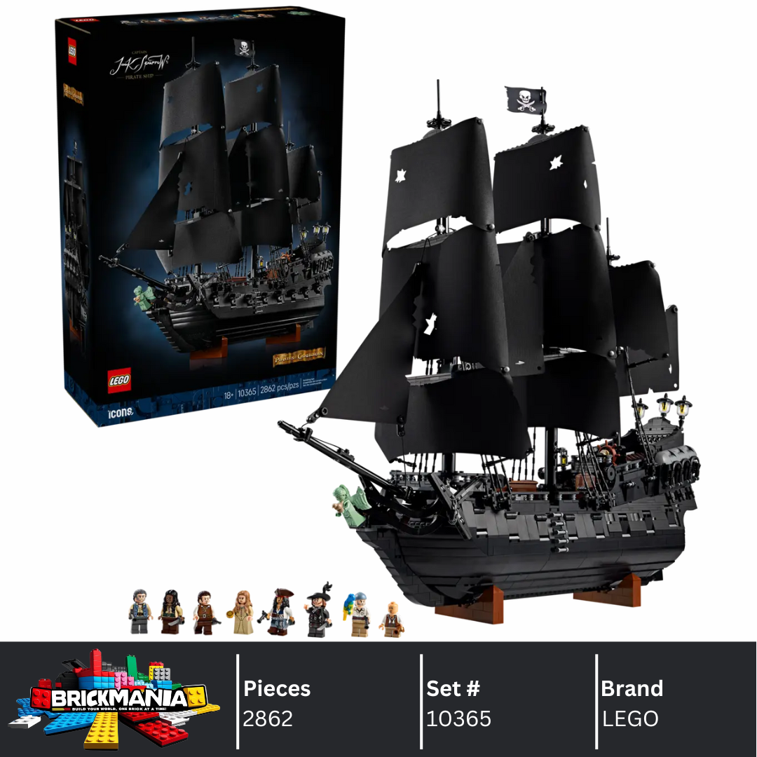 LEGO 10365 Icons Captain Jack Sparrow's Pirate Ship | 2862 PCS