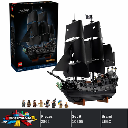 LEGO 10365 Icons Captain Jack Sparrow's Pirate Ship | 2862 PCS
