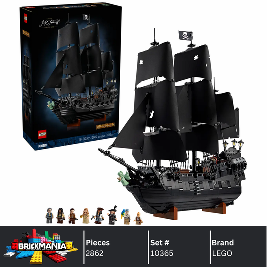 LEGO 10365 Icons Captain Jack Sparrow's Pirate Ship | 2862 PCS