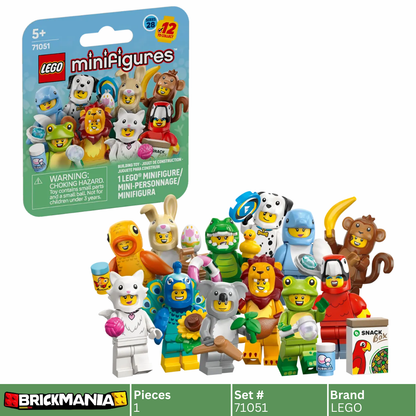 LEGO 71051 Minifigures Animals Series 28 | 7 PCS