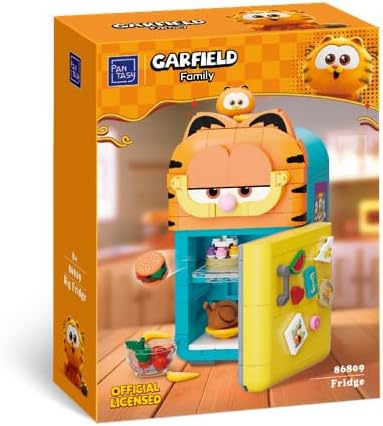Pantasy 86809 Garfield Fantastic Machines Series Fridge Building Toy Set |300 PCS