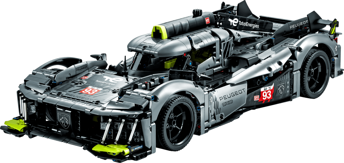 LEGO 42156 Technic PEUGEOT 9X8 24H Le Mans Hybrid Hypercar | 1775 PCS | Retired