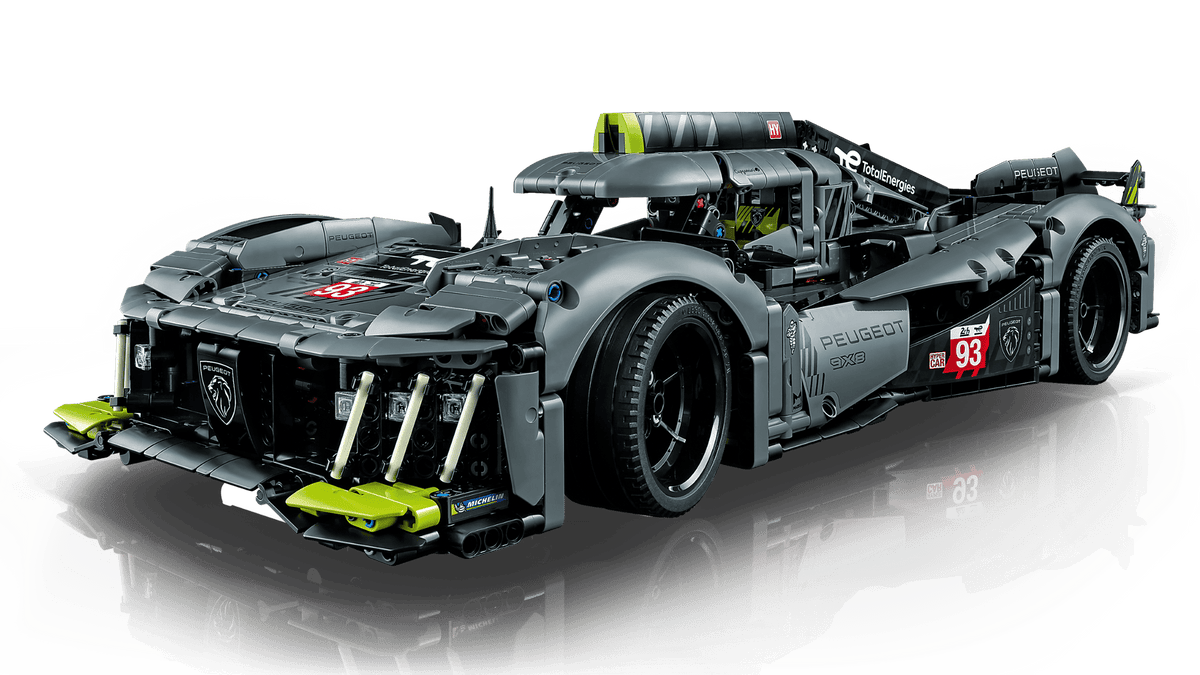LEGO 42156 Technic PEUGEOT 9X8 24H Le Mans Hybrid Hypercar | 1775 PCS | Retired