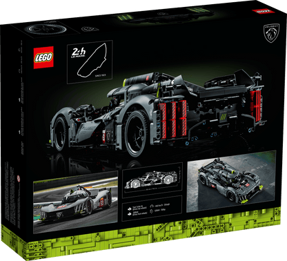 LEGO 42156 Technic PEUGEOT 9X8 24H Le Mans Hybrid Hypercar | 1775 PCS | Retired
