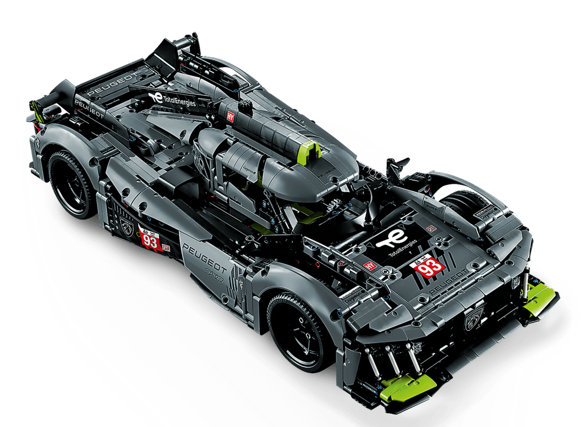 LEGO 42156 Technic PEUGEOT 9X8 24H Le Mans Hybrid Hypercar | 1775 PCS | Retired
