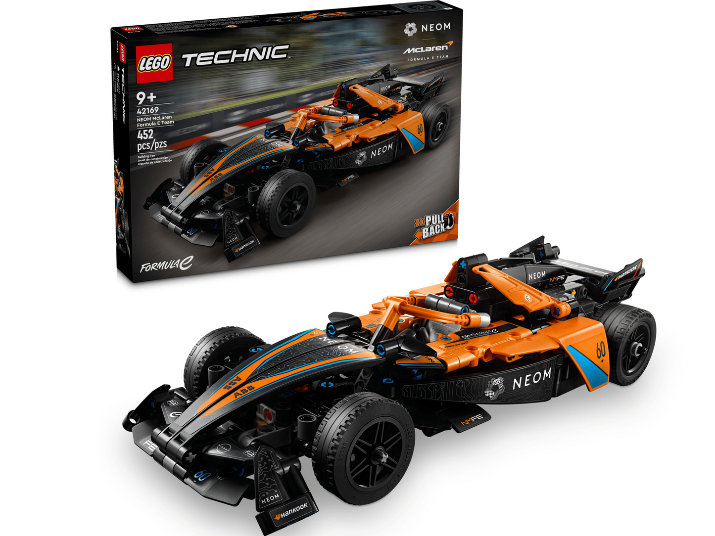 LEGO 42169 Technic NEOM McLaren Formula E Race Car | 452 PCS | Retired | Damaged Box