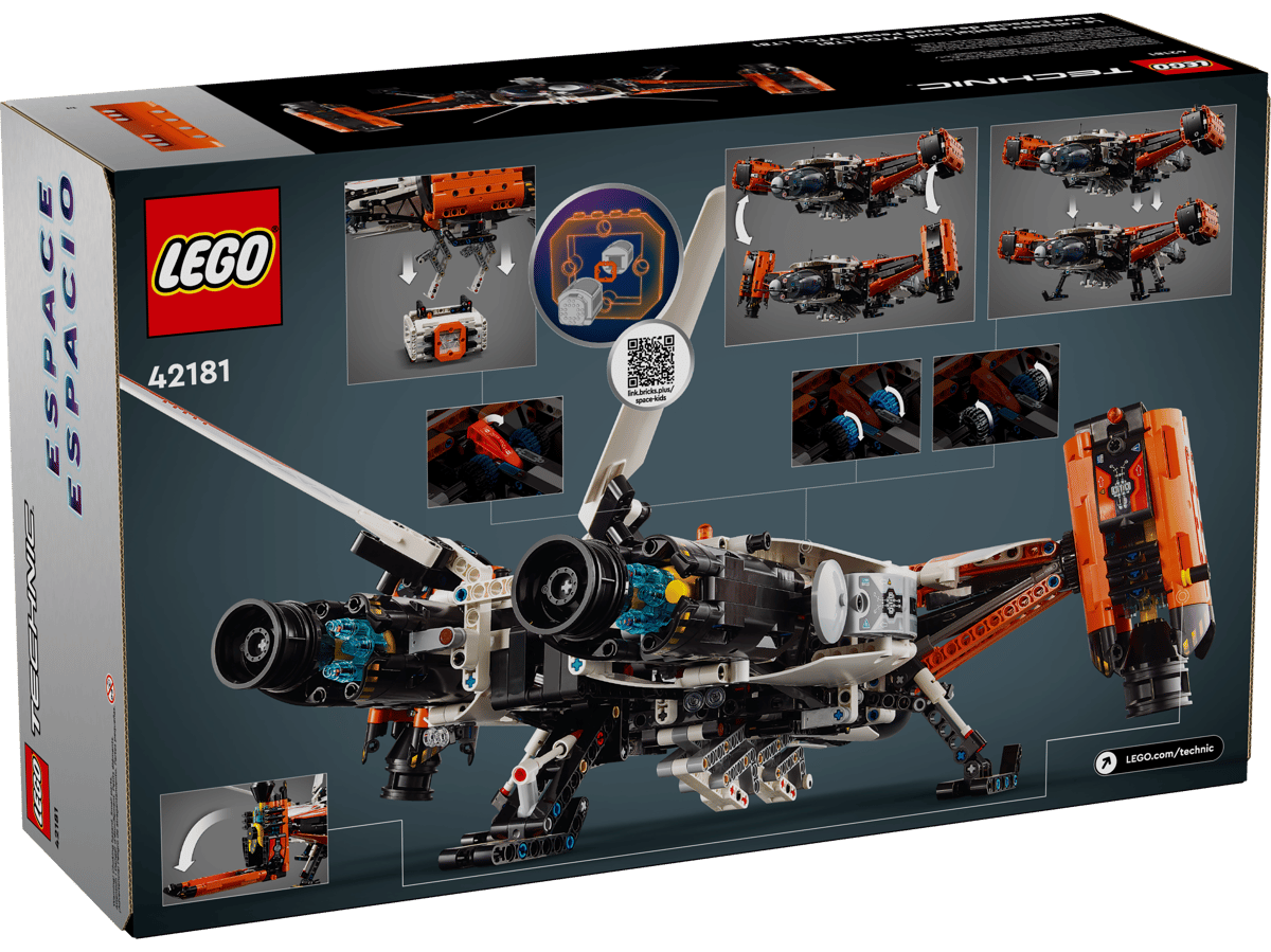 LEGO 42181 Technic VTOL Heavy Cargo Spaceship LT81 | 1365 PCS | Retired