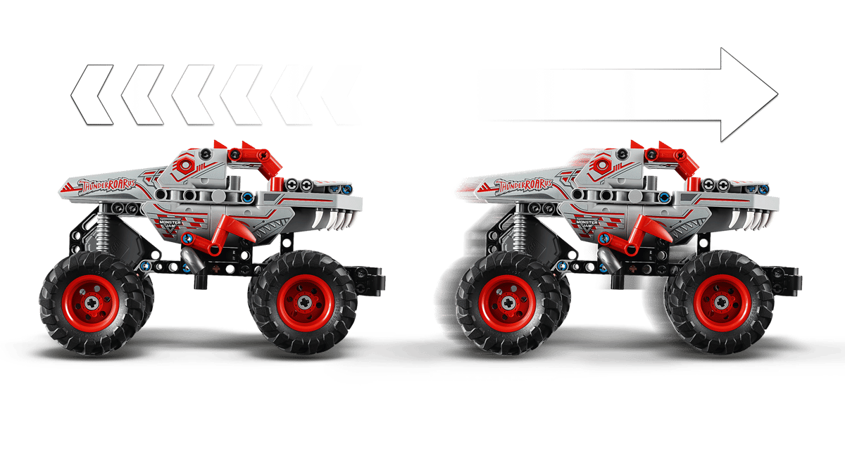 LEGO 42200 Technic Monster Jam™ ThunderROARus™ Pull-Back | 232 PCS