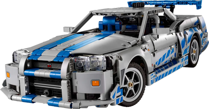 LEGO 42210 Technic 2 Fast 2 Furious Nissan Skyline GT-R (R34) Car | 1410 PCS