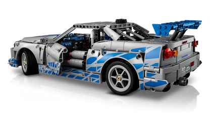 LEGO 42210 Technic 2 Fast 2 Furious Nissan Skyline GT-R (R34) Car | 1410 PCS