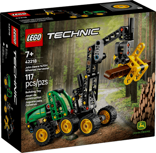 LEGO 42218 Technic John Deere 1470H Wheeled Harvester | 117 PCS