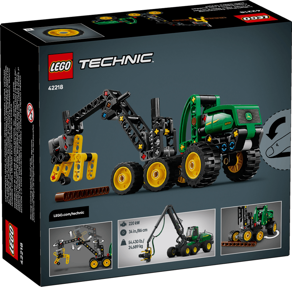 LEGO 42218 Technic John Deere 1470H Wheeled Harvester | 117 PCS