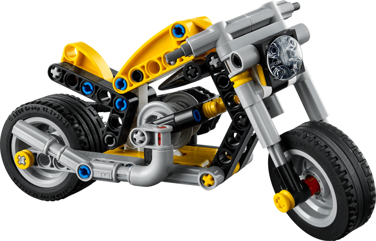 LEGO 42225 Technic Yellow Motorcycle | 151 PCS