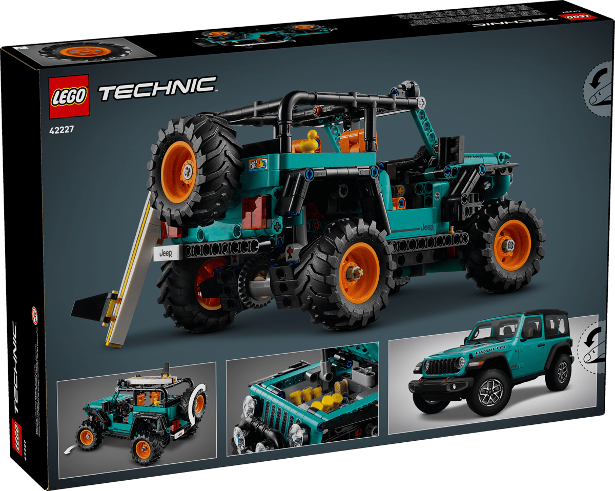LEGO 42227 Technic Jeep® Wrangler Rubicon SUV | 723 PCS