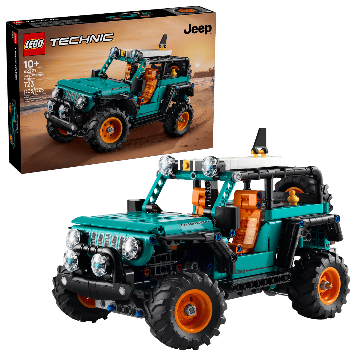 LEGO 42227 Technic Jeep® Wrangler Rubicon SUV | 723 PCS