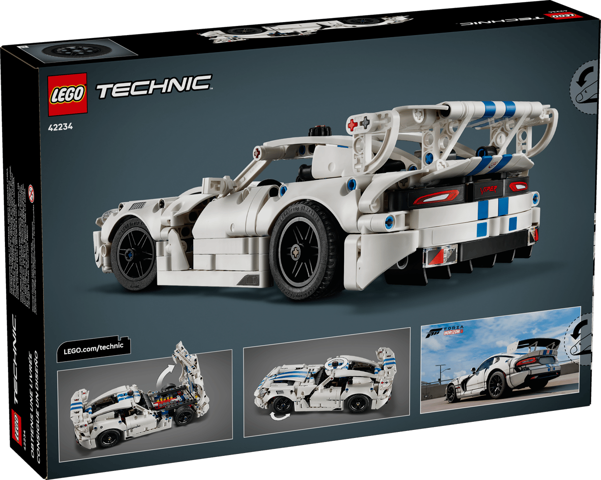 LEGO 42234 Technic Dodge Viper GTS-R Sports Car | 805 PCS