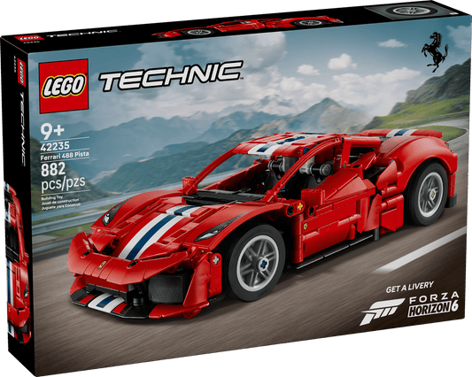 LEGO 42235 Technic Ferrari 488 Pista Car | 882 PCS